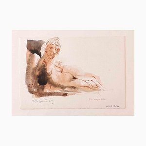 Leo Guida, Woman, Ink & Watercolor, 1964-ZCI-1761885