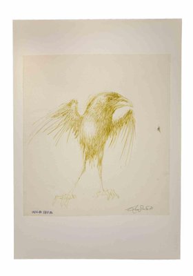 Leo Guide, Eagle, 1970s, Original Drawing-ZCI-987373