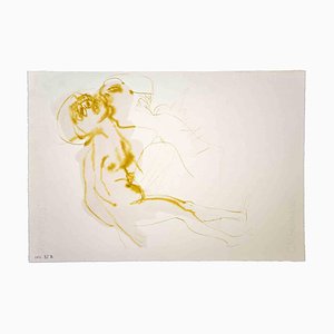 Leo Guide, Female Figure, Drawings, 1970s-ZCI-994756