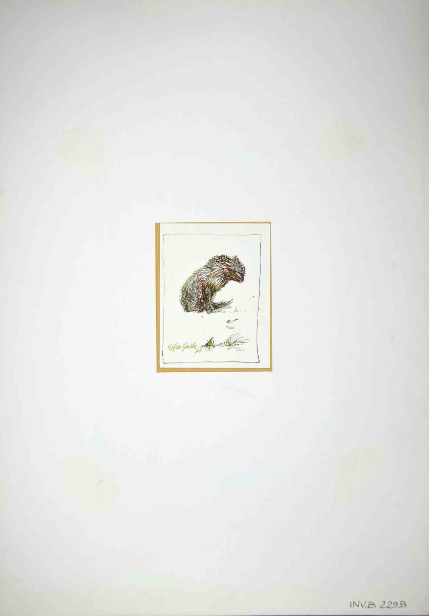 Leo Guide, Loneliness, Drawing, 1970