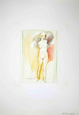 Leo Guide, Nude, Drawing, 1970s-ZCI-993328