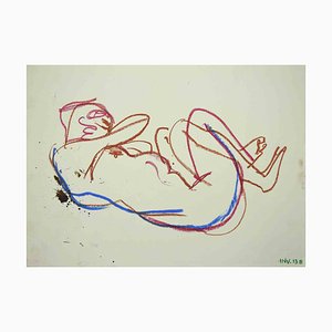 Leo Guide, Nude, Drawing, 1970s-ZCI-1011180