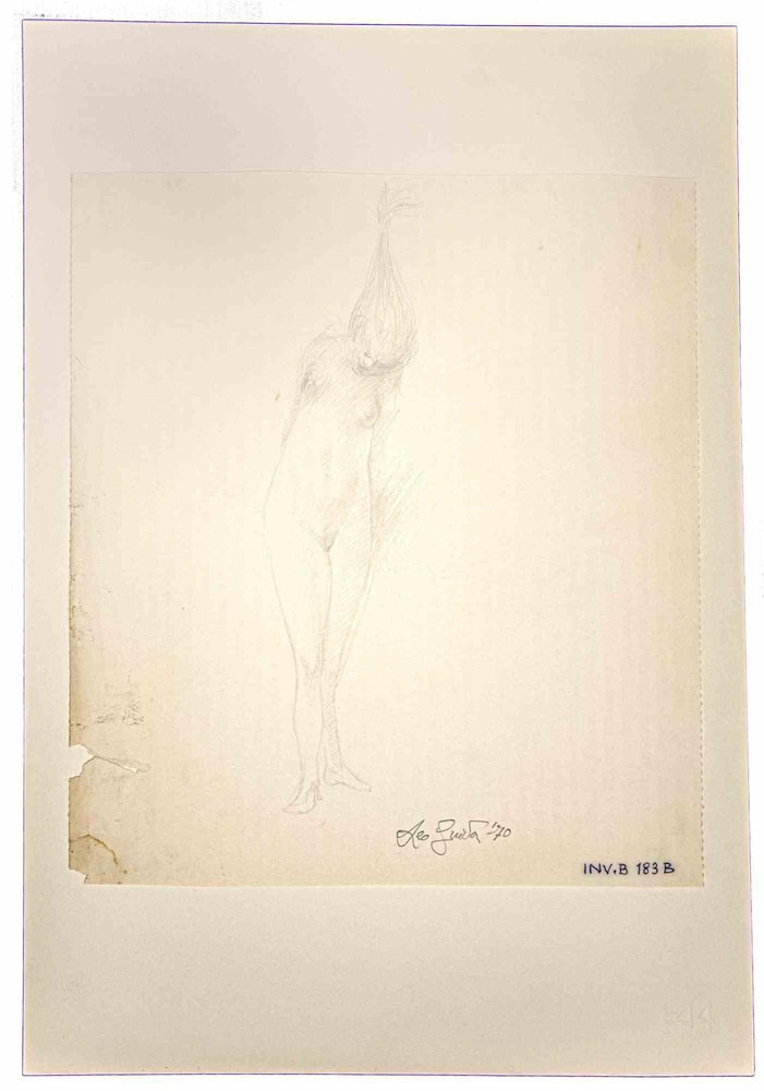 Leo Guide, Nudes, 1970, Original Drawing