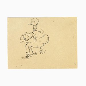 Leo Longanesi - Duck Man - Pen Drawing - 1937-ZCI-913443