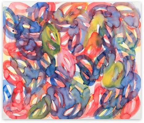 Leon Phillips, Jiggle 2, Watercolor on Paper, 2010s-RMD-1444026