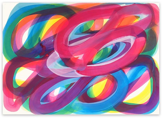 Leon Phillips, Swirl 7, Gouache on Paper, 2020-RMD-1444029