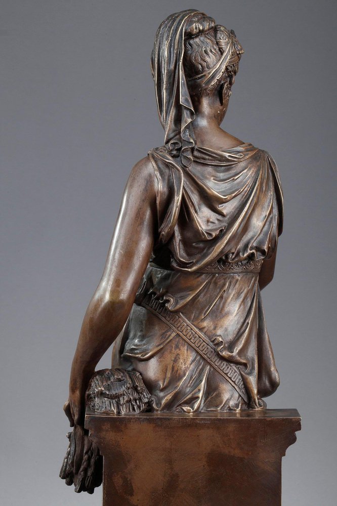 Léon Pilet, The Harvest, Allegorical Sculpture in Bronze