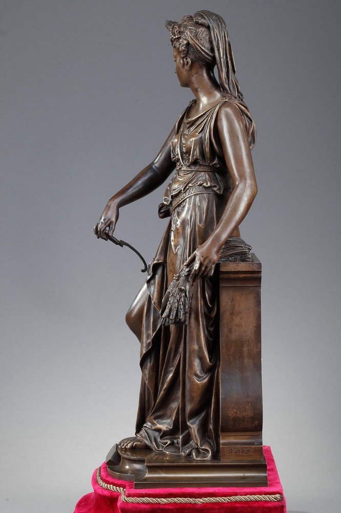 Léon Pilet, The Harvest, Allegorical Sculpture in Bronze