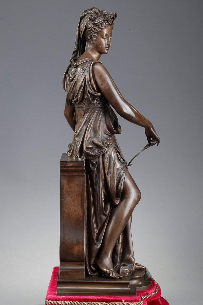 Léon Pilet, The Harvest, Allegorical Sculpture in Bronze