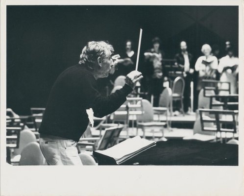 Leonard Bernstein Conducting, 1970s, Photograph-DYV-1757335