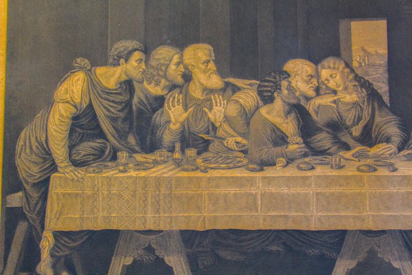 Leonardo Da Vinci, The Last Supper, 1800s, Reproduction Print-OAQ-1373445