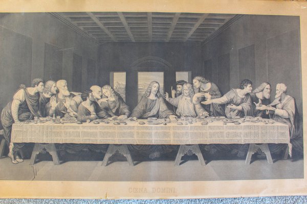 Leonardo Da Vinci, The Last Supper, 1800s, Reproduction Print-OAQ-1373445