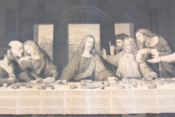 Leonardo Da Vinci, The Last Supper, 1800s, Reproduction Print-OAQ-1373445