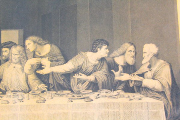 Leonardo Da Vinci, The Last Supper, 1800s, Reproduction Print-OAQ-1373445