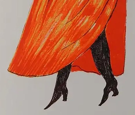 Leonor Fini, Cat, Lithograph, 1973-ARU-1744407