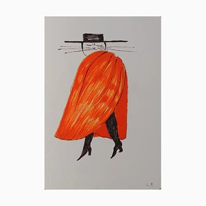 Leonor Fini, Cat, Lithograph, 1973-ARU-1744407