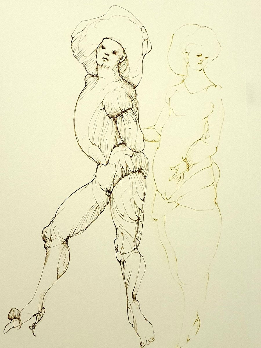 Leonor Fini - Friends - Original Handsigned Lithograph 1986