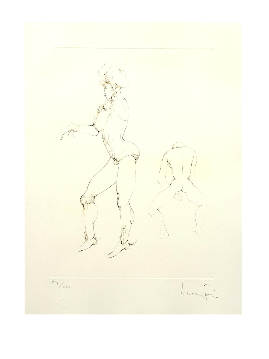 Leonor Fini - Playing - Original Handsigned Lithograph 1986