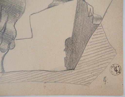 Léopold Survage, Cubist Landscape, Original Drawing-KHH-1267528