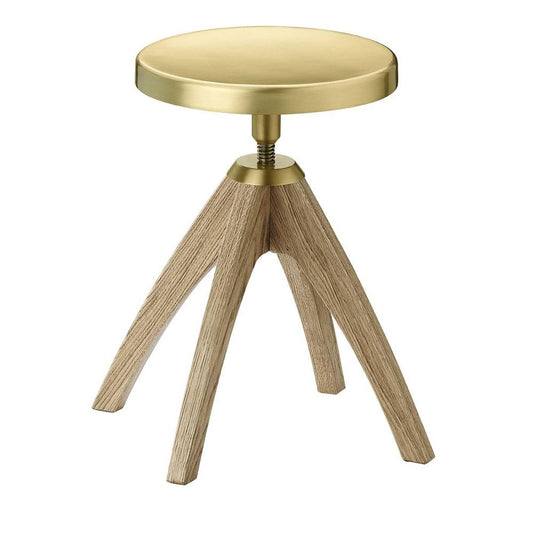 Leporello Junior Stool with Light Oak Legs by Paolo Rizzatto