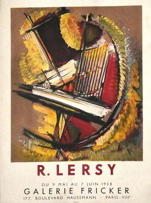 Lersy's Poster - Original Offer and Lithograph on Paper by R. Lersi - 1958 1958-ZCI-772394