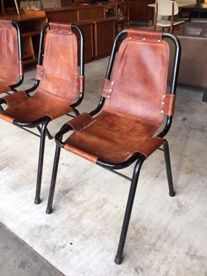 Les Arcs Chairs by Charlotte Perriand, 1950s, Set of 4-WSA-831315