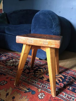 Les Arcs Stool by Charlotte Perriand & Christian Durupt, 1960s-EK-693046