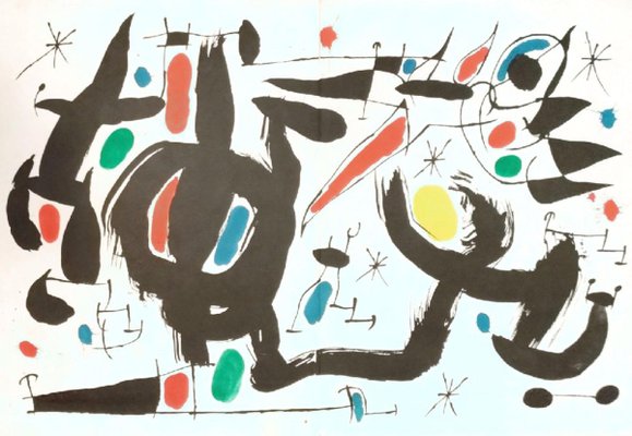 Les Essències de la Terra - Original Lithograph by Joan Mirò - 1968 1968-ZCI-761964