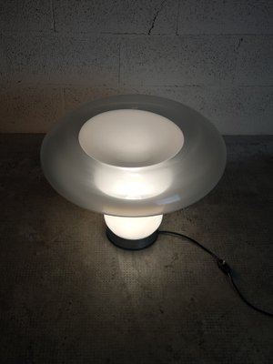 Lesbo Table Lamp in Blown Glass attributed to Angelo Mangiarotti for Artemide, 1970s-RNN-1457580