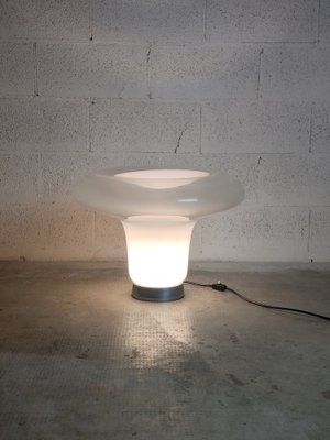 Lesbo Table Lamp in Blown Glass attributed to Angelo Mangiarotti for Artemide, 1970s-RNN-1457580