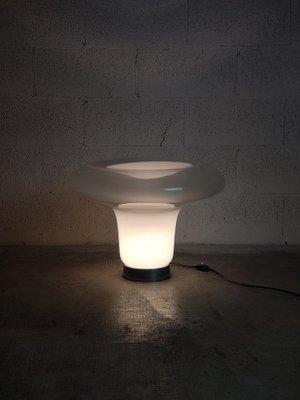 Lesbo Table Lamp in Blown Glass attributed to Angelo Mangiarotti for Artemide, 1970s-RNN-1457580