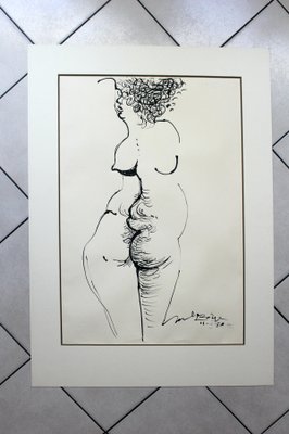 Leszek Rózga, Nude, 1988, Ink on Paper-XHG-1073729