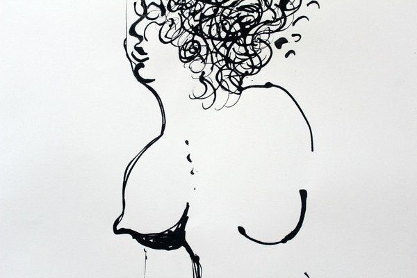 Leszek Rózga, Nude, 1988, Ink on Paper-XHG-1073729