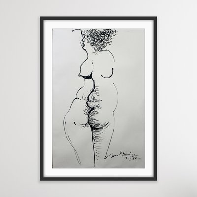 Leszek Rózga, Nude, 1988, Ink on Paper-XHG-1073729