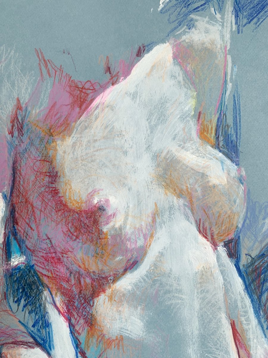 Leszek Zegalski, Nude, Pastel on Paper