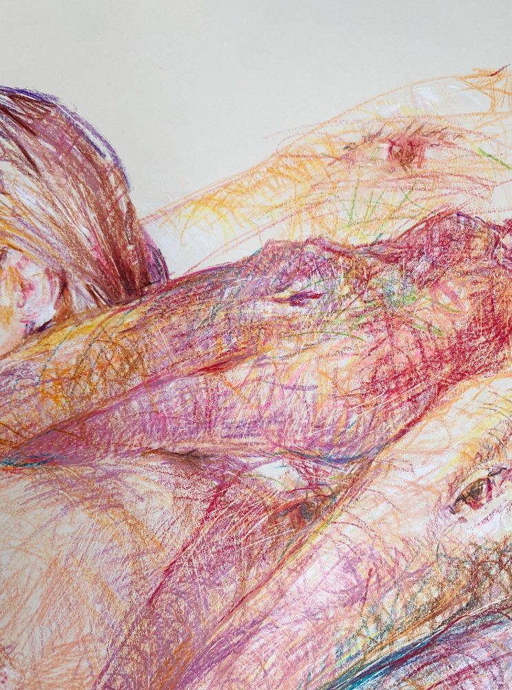 Leszek Zegalski, Nude, Pastel on Paper