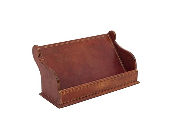 Letter Holder in Leather, 20th Century-CEJ-801154