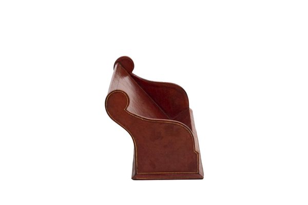 Letter Holder in Leather, 20th Century-CEJ-801154