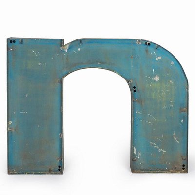 Letter N Sign in Metal-ENV-1346255