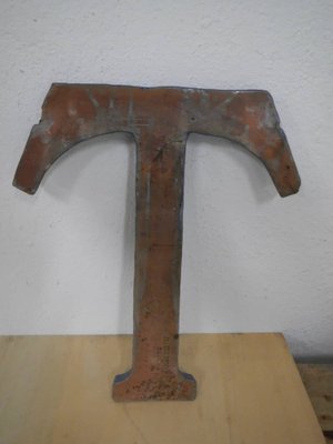 Letter T in Terracotta, 1940-WWQ-1354265