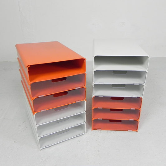 Letter Trays by Giugiaro for Lavatelli, 1970s, Set of 12