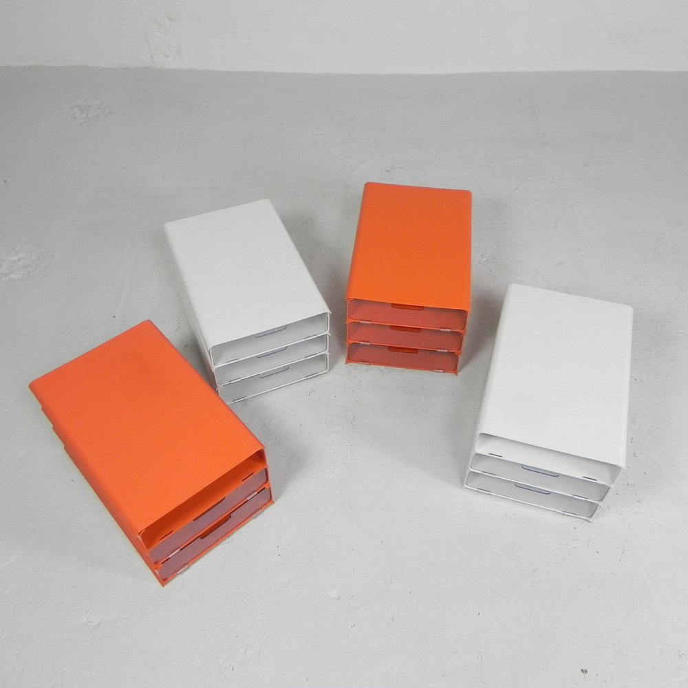 Letter Trays by Giugiaro for Lavatelli, 1970s, Set of 12