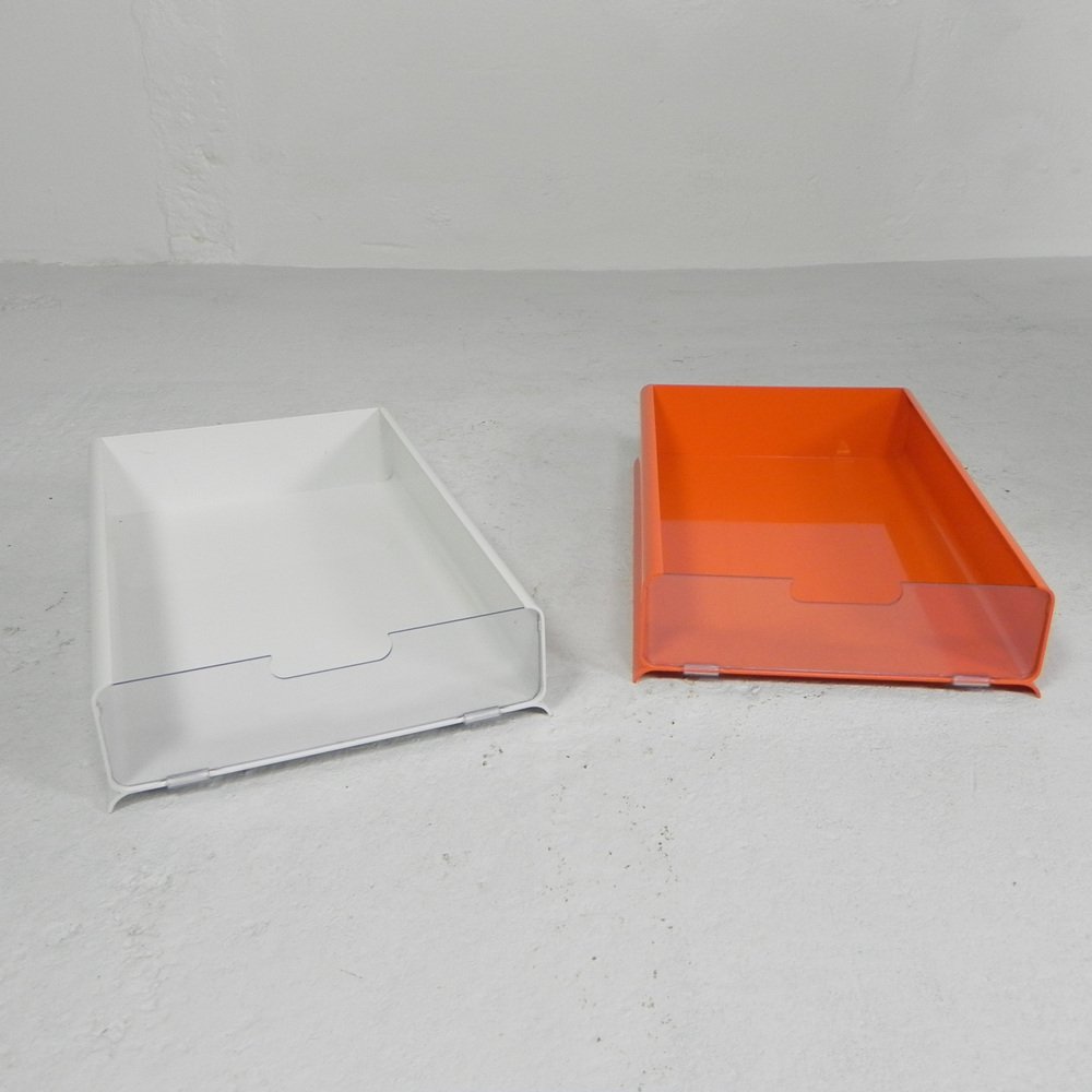 Letter Trays by Giugiaro for Lavatelli, 1970s, Set of 12