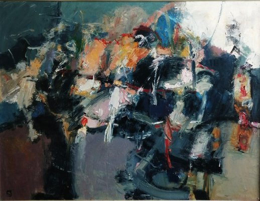 Levan Urushadze, Abstraction N6, 2022, Oil on Canvas-CHG-2025590