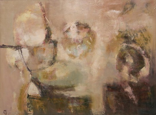 Levan Urushadze, Three Figures, 2022, Oil on Canvas-CHG-2025598