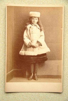 Lewis Carroll, Xie Kitchin as Dane, Vintage Black & White Photograph, 1873-ZCI-980997