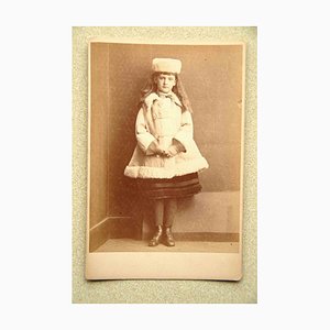 Lewis Carroll, Xie Kitchin as Dane, Vintage Black & White Photograph, 1873-ZCI-980997