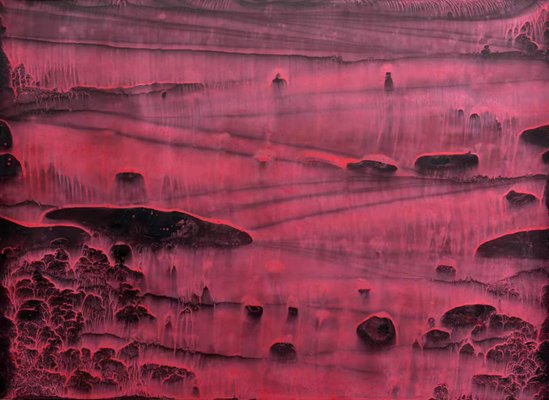 Li Chi-Guang, The Red Mountain Series No.19, 2018, Ink on Paper-CHG-1064225