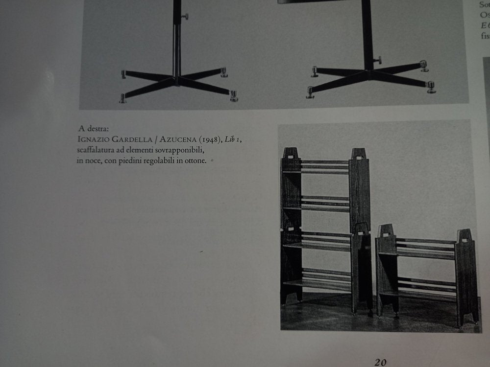 Lib1 Shelf in Walnut by Ignazio Gardella for Azucena, 1948