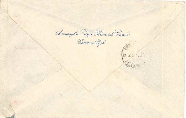 Libero De Libero, Letter by Libero De Libero to Countess Pecci Blunt, Late 1930s-ZCI-871154